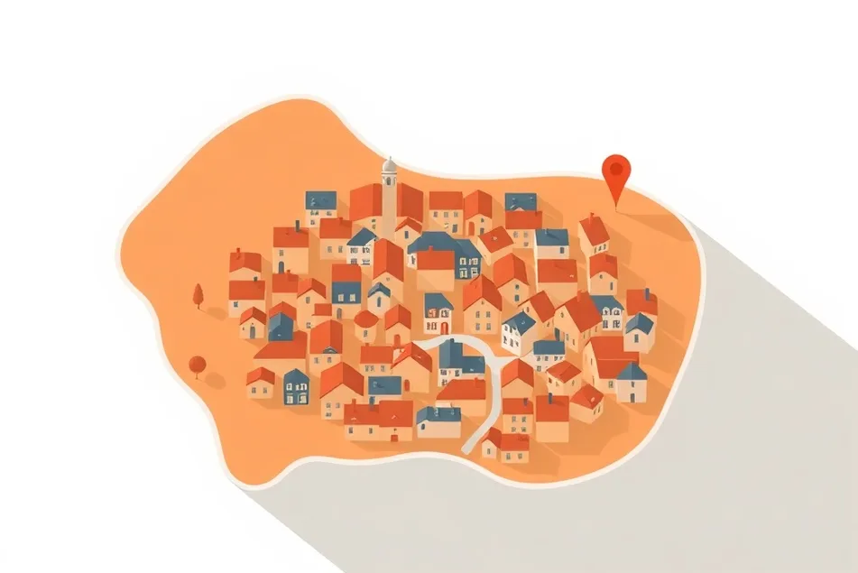 Carte du secteur d'intervention autour de Florange (57190)